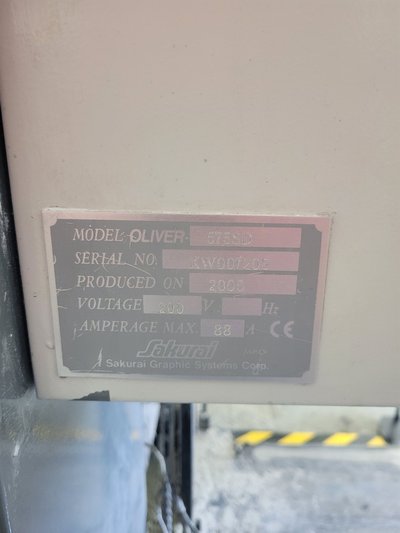 Sakurai Oliver 575SD -- 5 Color Offset Press — photo 4