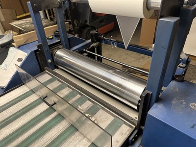Wide-Format Industrial Four-Roll Laminator -- Blue Frame — photo 7
