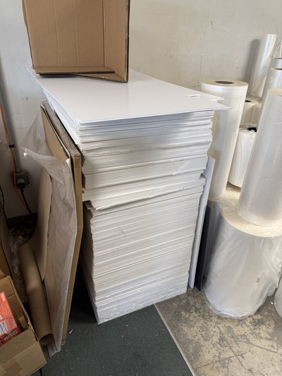 Small Lot of Posterboard for Laminate Poster Mounting — Various N/A