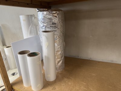Bulk D&K SuperStick Thermal Roll Laminating Film -- ~200 Rolls -- Shop Closing — photo 23