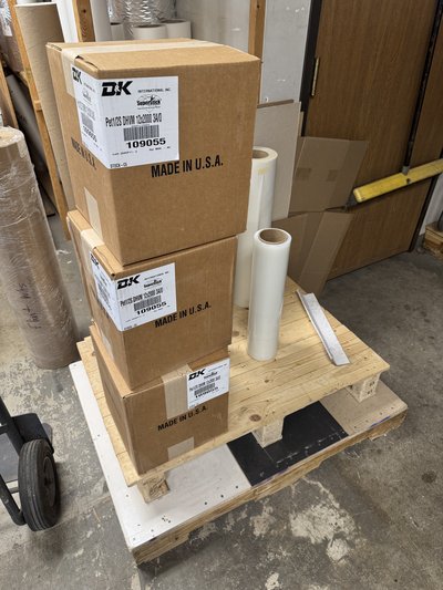 Bulk D&K SuperStick Thermal Roll Laminating Film -- ~200 Rolls -- Shop Closing — photo 12
