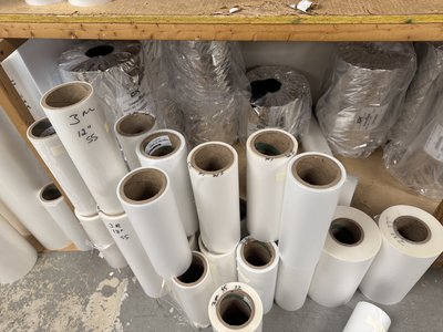 Bulk D&K SuperStick Thermal Roll Laminating Film -- ~200 Rolls -- Shop Closing — photo 24