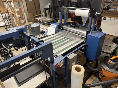Wide-Format Industrial Four-Roll Laminator -- Blue Frame — photo 2