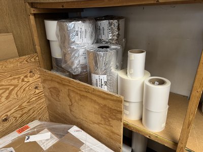 Bulk D&K SuperStick Thermal Roll Laminating Film -- ~200 Rolls -- Shop Closing — photo 18