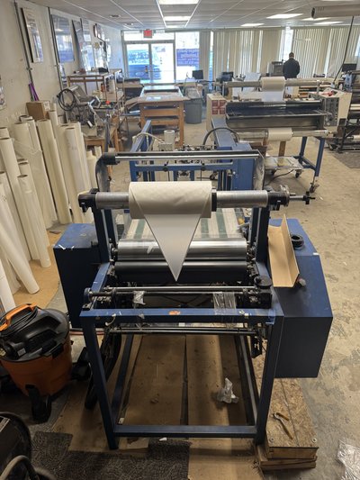 Wide-Format Industrial Four-Roll Laminator -- Blue Frame — photo 4