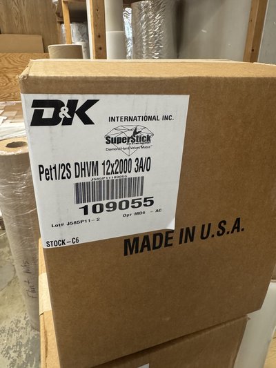 Bulk D&K SuperStick Thermal Roll Laminating Film -- ~200 Rolls -- Shop Closing — photo 13