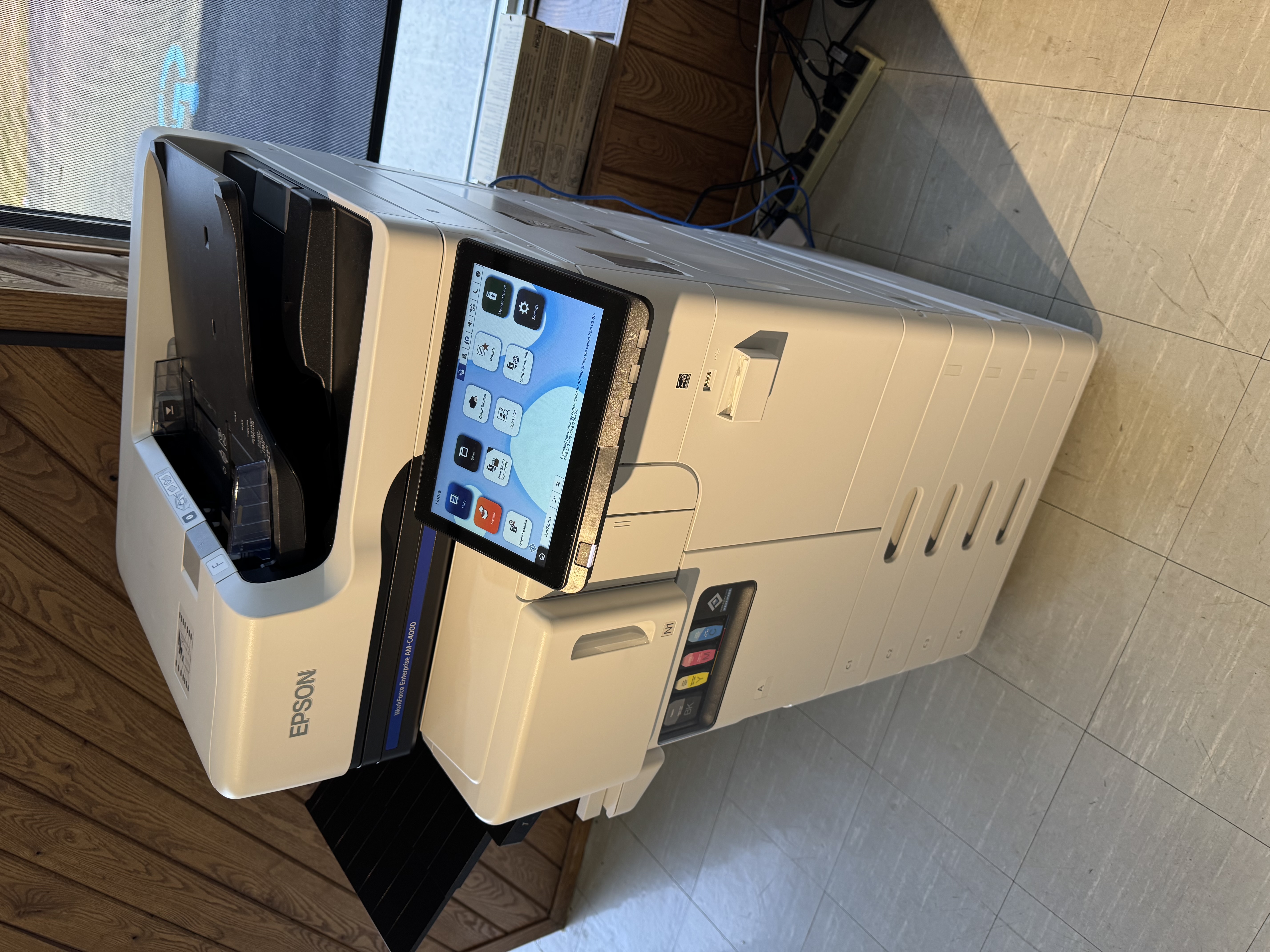 Epson WorkForce Pro AM-C4000 Inkjet Printer w Stapler — Epson WF-C8000 main photo