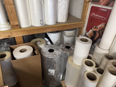 Bulk D&K SuperStick Thermal Roll Laminating Film -- ~200 Rolls -- Shop Closing — photo 8