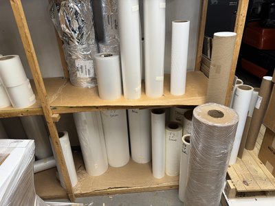 Bulk D&K SuperStick Thermal Roll Laminating Film -- ~200 Rolls -- Shop Closing — photo 19