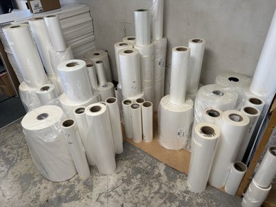 Bulk D&K SuperStick Thermal Roll Laminating Film -- ~200 Rolls -- Shop Closing — D&K SuperStick
